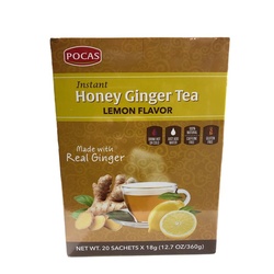 Honey ginger tea lemon flavor  20 t bags