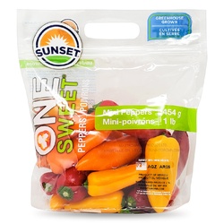MINI PEPPERS 1 LB