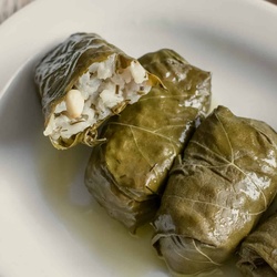 FRESH STUFFED GRAPE LEAVES OR TABOULI