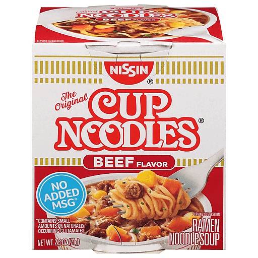 CUP NOODLES W BEEF FLVR