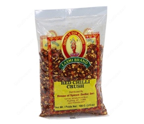 Laxmi Red Chili Crushed 7  OZ.