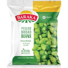 BARAKA PEELED BROAD BEANS 14 OZ