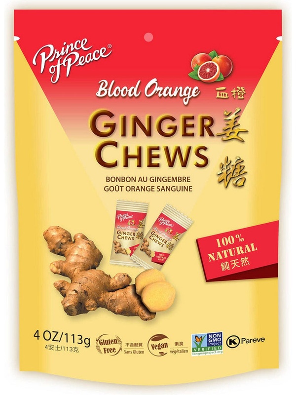BLOOD ORANGE GINGER CHEWS 113 G