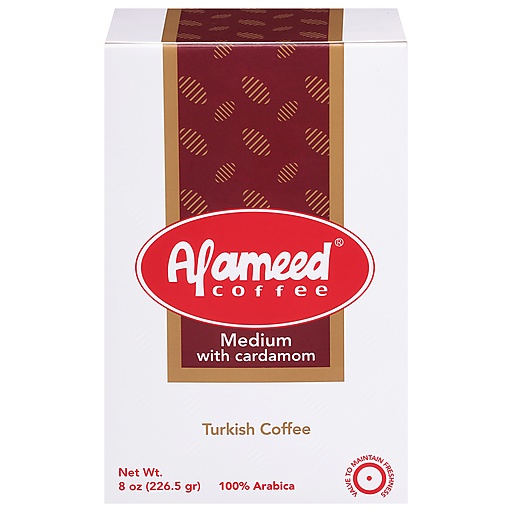 Turkish Coffee Medium With Cardamom 8 oz