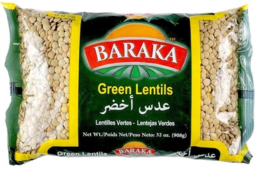 GREEN LENTILS 908 G