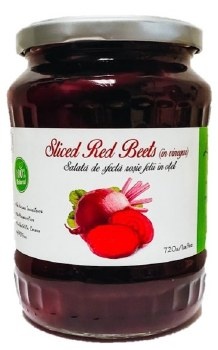 SLICED RED BEETS
