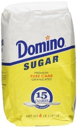 Domino Pure Cane Sugar   4 Lbs.