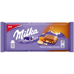 MILKA  PEANUT CRISPY CARAMEL  90 G