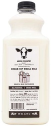 CREAM-TOP WHOLE MILK HALF GALLON