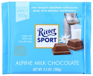RITTER ALP MILK CHOC