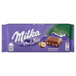 MILKA HAZELNUT CHOCO
