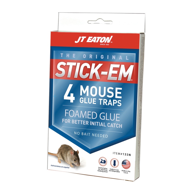 4 MOUSE GLUE TRAPS