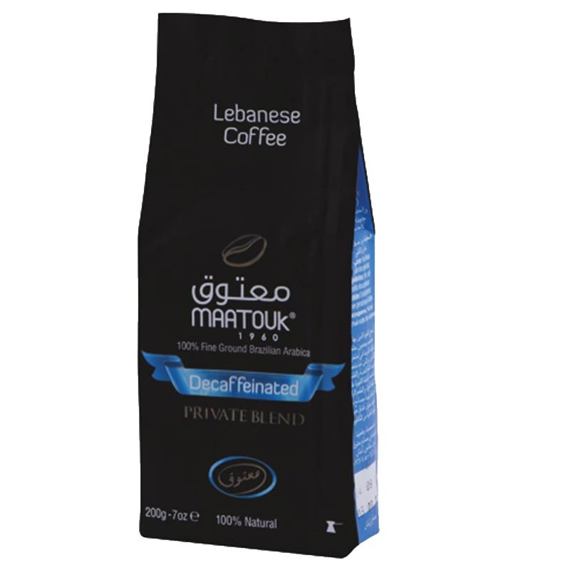 MAATOUK COFFEE DECAFENATED 200 GR