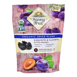 ORGANIC DRIED PLUMS  5.3 OZ