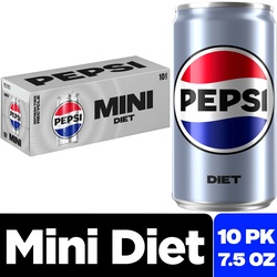 MINI DIET PEPSI 10 PACK