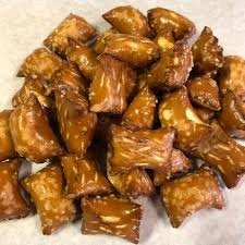 PEANUT BUTTER STUFFED PRETZELS