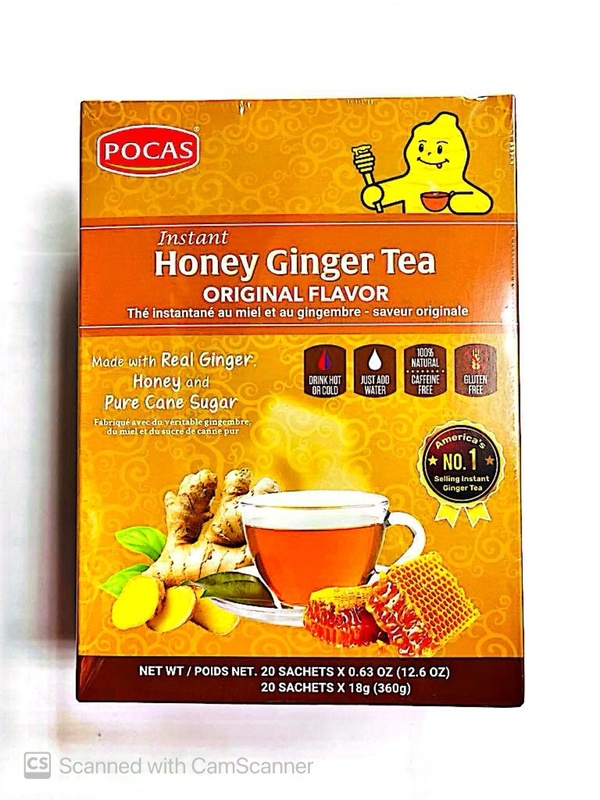 honey ginger tea  20 t bags 12.7 oz.