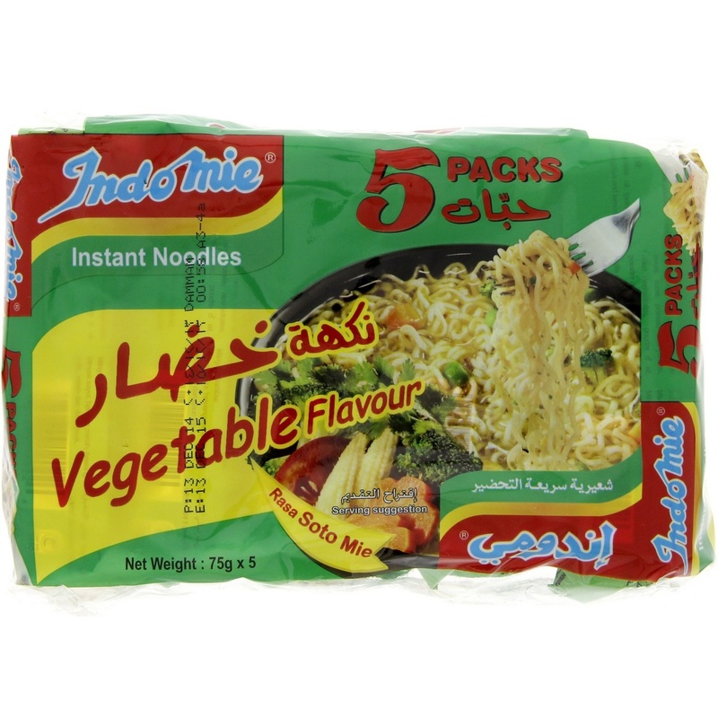 INDOMIE VEGETABLES FLAVOUR 5 PACK