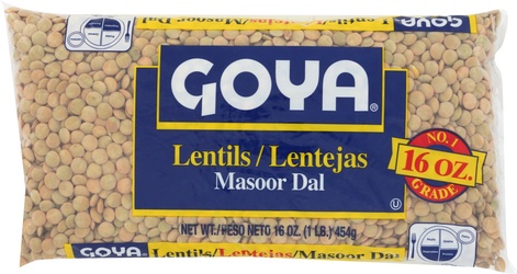 GOYA GRN LENTIL 1LB