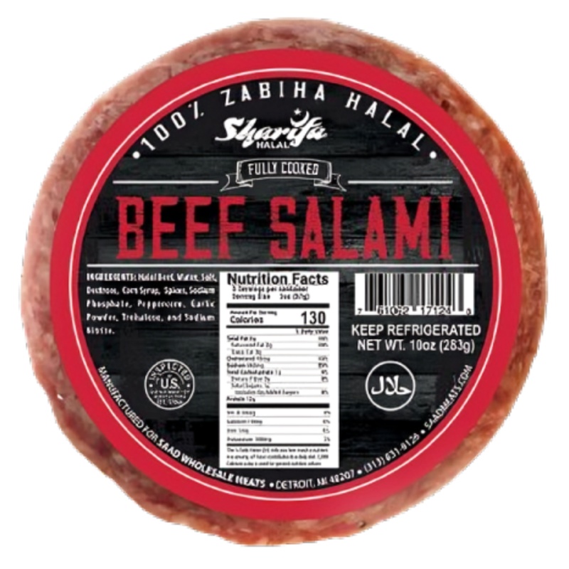 BEEF SALAMI 10 OZ