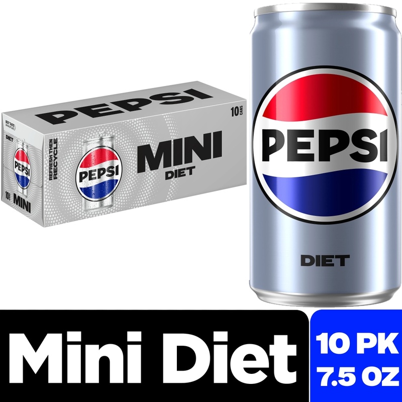 MINI DIET PEPSI 10 PACK