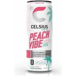 CELSIUS PEACH VIBE  12 FL OZ