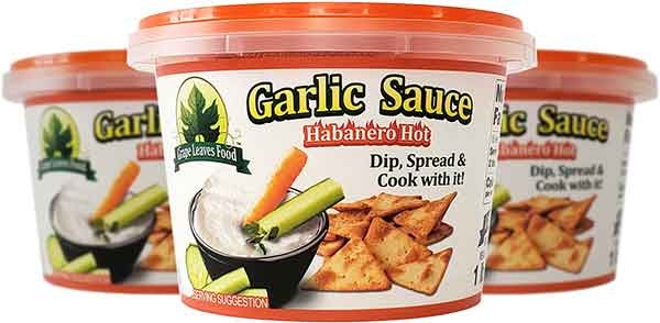 GARLIC SAUCE HABANERO HOT 1LB
