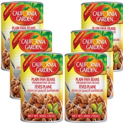 Fava Beans Plain  16 oz.