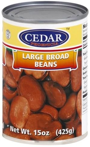 CEDAR LARGE BROAD BEANS 425 G